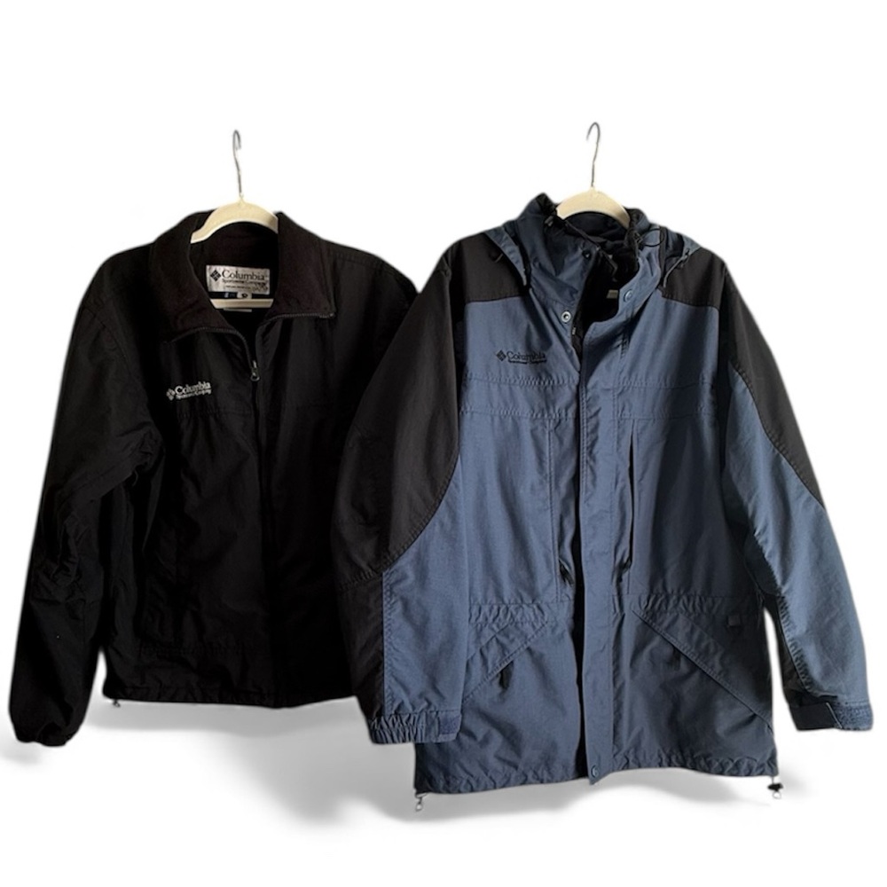 Vintage Columbia 3 in 1 Core Interchange Ski Jacket w/removable Fleece Liner szM